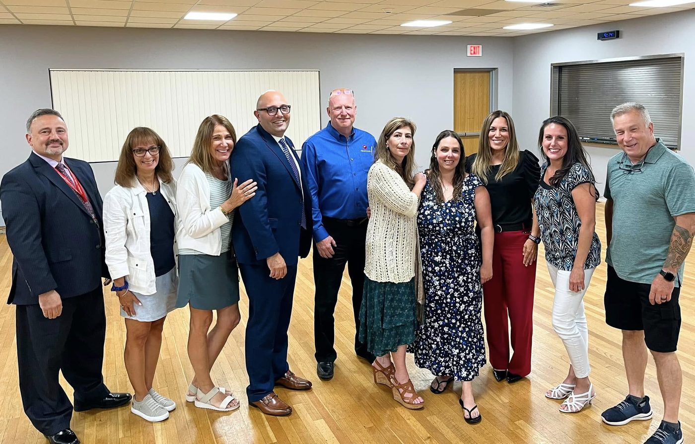 Members of the Bohemia Civic Association gathered at a community meeting